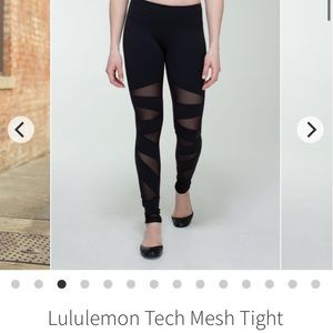 Lululemon Tech Mesh Leggings